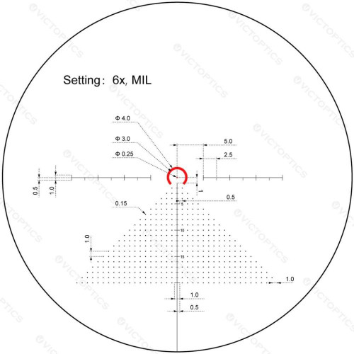 Оптичний приціл Vector Optics S6 1-6x24 Illum SFP фото 9