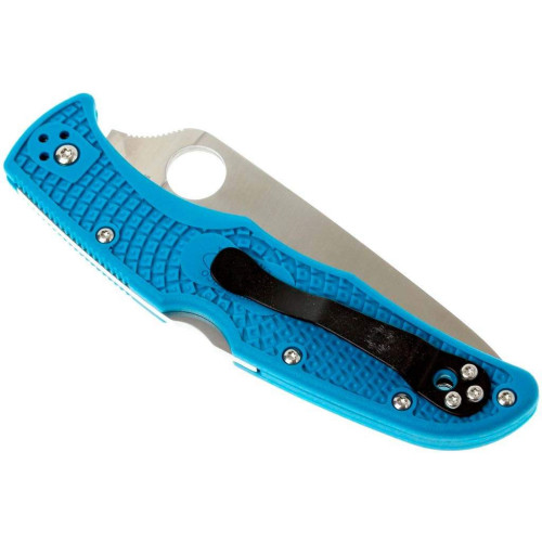 Ніж Spyderco Endura 4 Flat Ground Blue (C10FPBL) фото 5