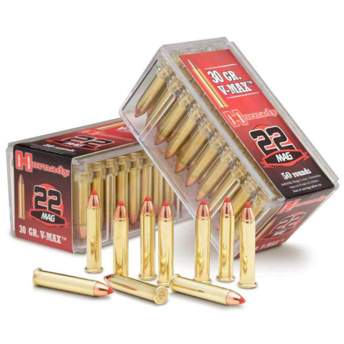 Патрон Hornady Varmint Express Rimfire кал. 22 WMR пуля V-Max, масса 1.95 гр/30 гран фото 2