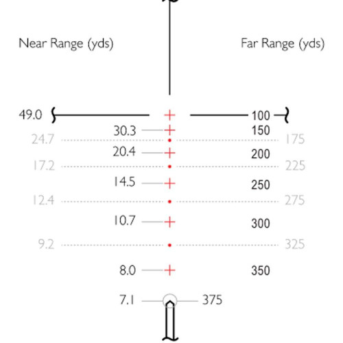 Прицел Hawke Vantage 4-12х40 AO .17HMR IR фото 3