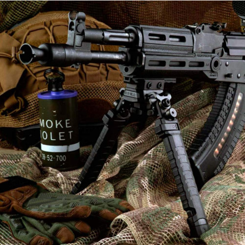 Сошки FAB Defense SPIKE M на M-LOK (высота 18 - 29 см, шарнирная база) песочный фото 3