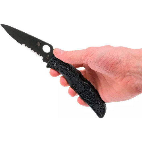 Ніж Spyderco Endura 4 FRN Black (C10PSBBK) фото 9