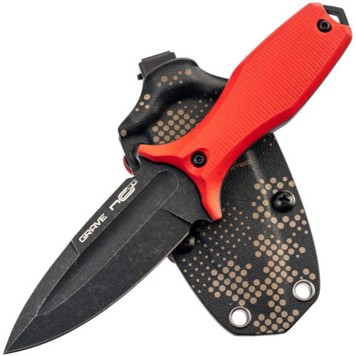 Нож N.C. Custom Grave G10 Red/Black Limited фото 5
