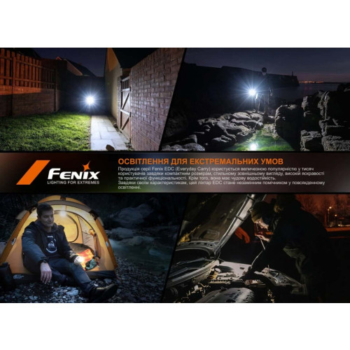 Фонарь наключный Fenix E06R PRO чёрный фото 19