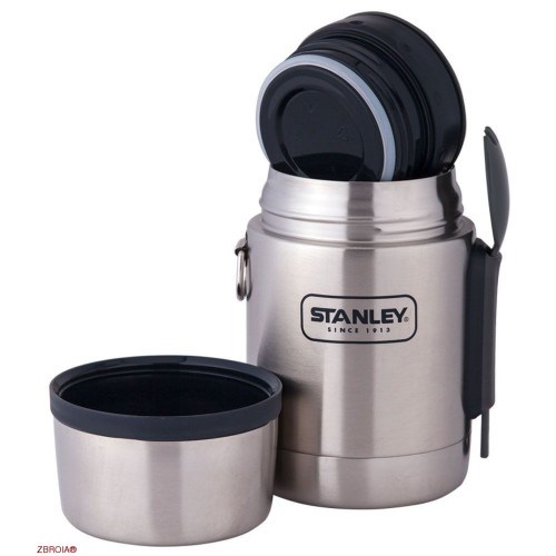 Термос для еды Stanley 0.5л ц:серебро (с ложкой) фото 2