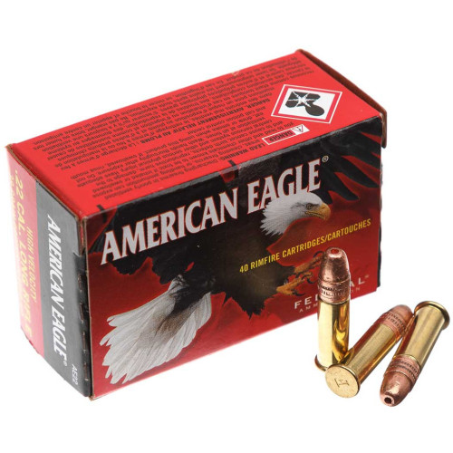 Патрон Federal American Eagle Promo кал. 22 LR пуля CPHP, масса 2.46 гр/38 гран фото