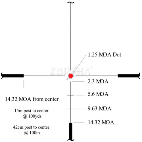 Оптический прицел Hawke Endurance 30 WA 3-12х56 LR Dot 8x фото 4