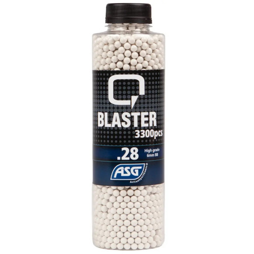 Страйкбольные пульки ASG Q Blaster кал. 6 мм (0.28 г, 3300 шт.) фото