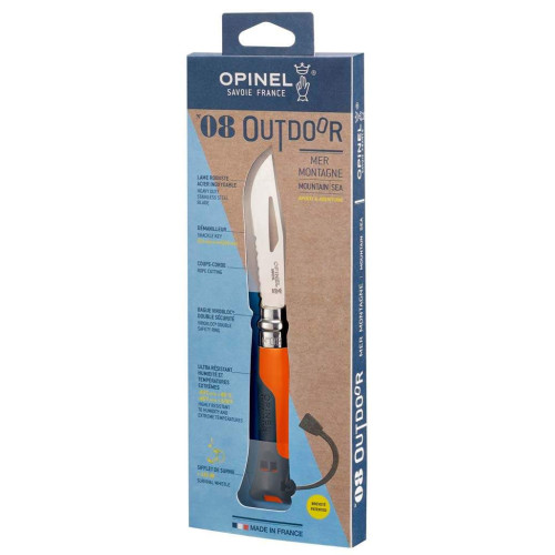 Ніж Opinel №8 Outdoor помаранчевий фото 2