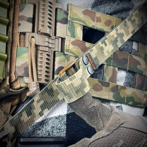Ремень оружейный одно/двухточечный RAGNAROK «ODIN» Gen.II carbine Пиксель фото 5