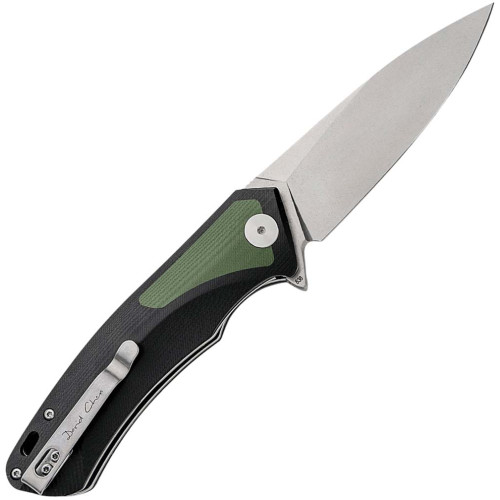 Нож Petrified Fish Pub Black/Green G10, Stonewashed (PF838GRW) фото 2