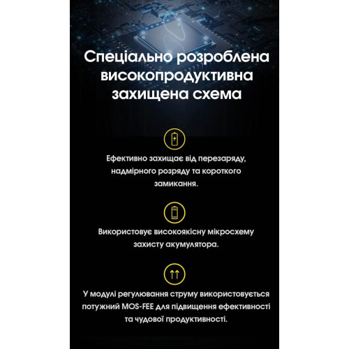 Акумулятор літієвий Nitecore NL1840HP Li-Ion 18650 3.6V (10A, 4000mAh) фото 9