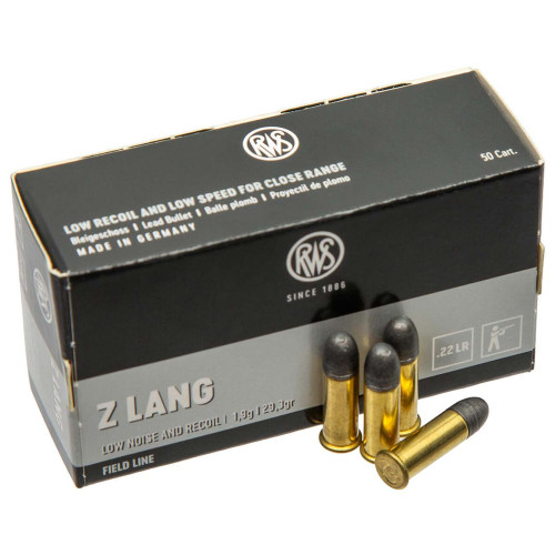 Патрон RWS Z Long кал. 22 LR, масса 1.9 г/29.3 гран фото