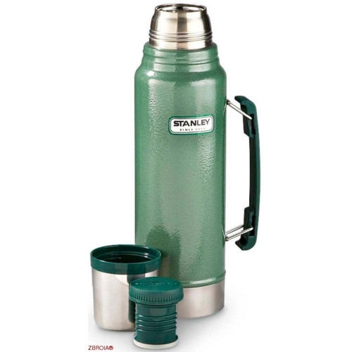 Набор: Термос Stanley Legendary Classic  1л зелёный + Фляга Classic 0.23л зеленая фото 4