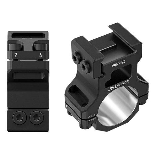 Кольца Discovery Scope Mount Rings 6061 Series (30 мм) High на Picatinny. ВН - 22 мм фото 3