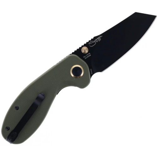 Нoж CJRB Maileah L Black Blade, AR-RPM9 Steel, G10 Green (J1918L-BGN) фото 2
