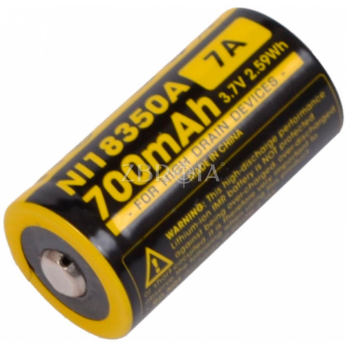 Акумулятор літієвий Nitecore NL18350A фото
