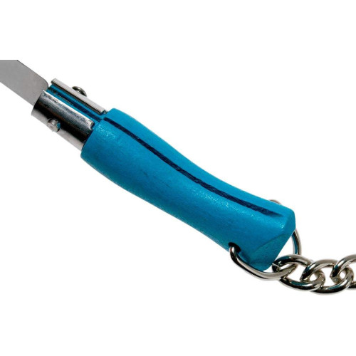 Ніж Opinel Keychain №2 Inox блакитний фото 5