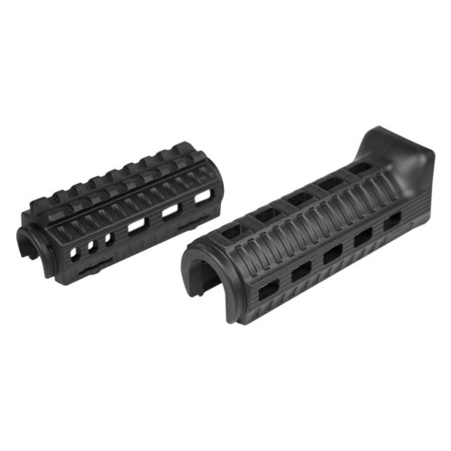 Цевье DLG Tactical (DLG-122) для АКС-74У (полимер) черное фото 4