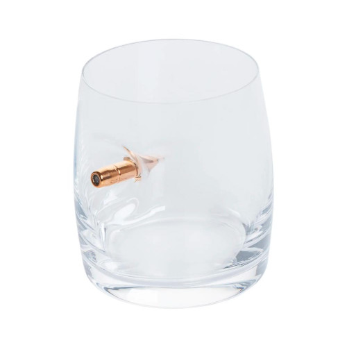 Набор стаканов для виски из богемского стекла с пулей 7,62 мм Gun&Fun (6 шт.) фото 5