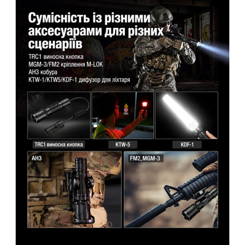 Ручной фонарь Klarus XT11GT Pro 3300 лм/4000 mAh. Black фото 18
