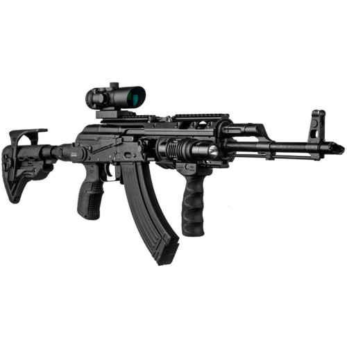 Приклад FAB Defense GL-SHOCK CP с амортизатором и регулируемой щекой (полимер) черный фото 5