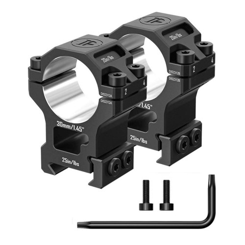 Кольца Discovery Scope Mount Rings 6061 Series (30 мм) High на Picatinny. ВН - 22 мм фото 2