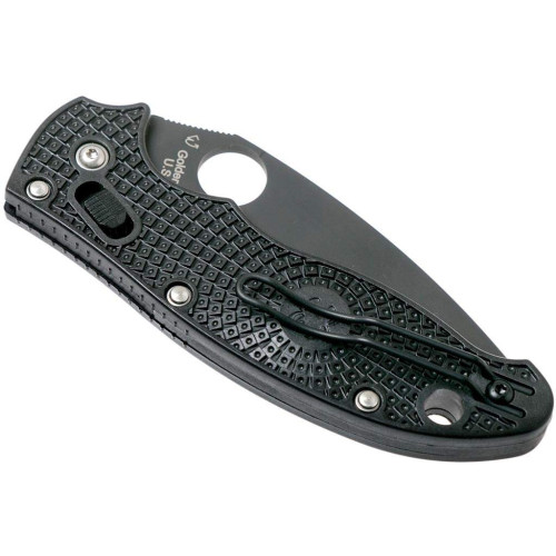 Ніж Spyderco Manix 2 Black Blade (C101PBBK2) фото 4