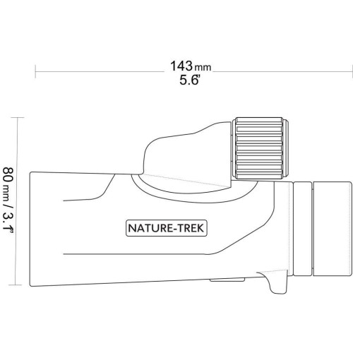 Монокуляр Hawke Nature-Trek 10х42 фото 4