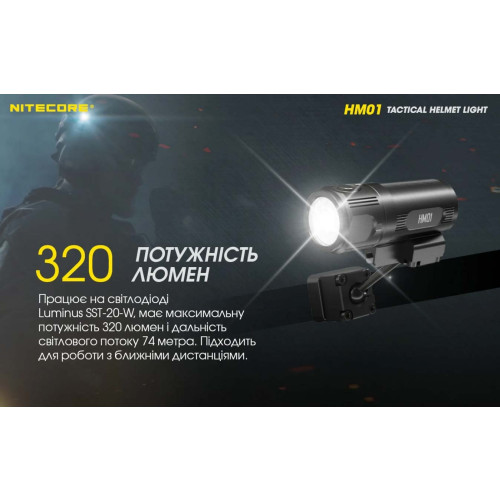 Ліхтар Nitecore HM01 фото 7