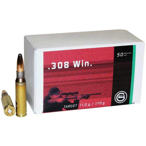 Патрон GECO кал. 308 Win пуля TM Target, масса 11 гр/170 гран фото 2