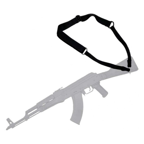 Оружейный ремень Danaper D-Point Black двухточечный фото 2