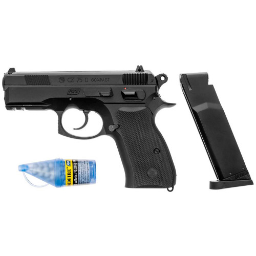 Страйкбольный пистолет ASG CZ 75D Compact - Green Gas кал. 6 мм (15885) фото 3