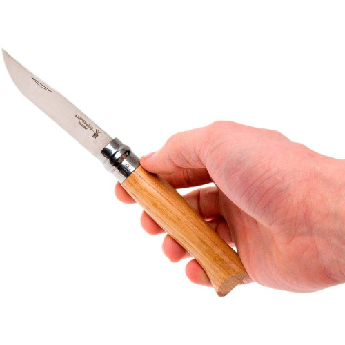 Ніж Opinel №8 Inox дуб фото 7