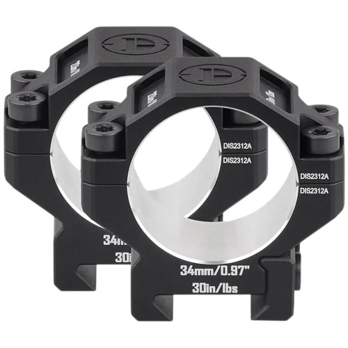 Кольца Discovery 7075 Scope Mount Rings (34 мм) Low на Weaver/Picatinny фото