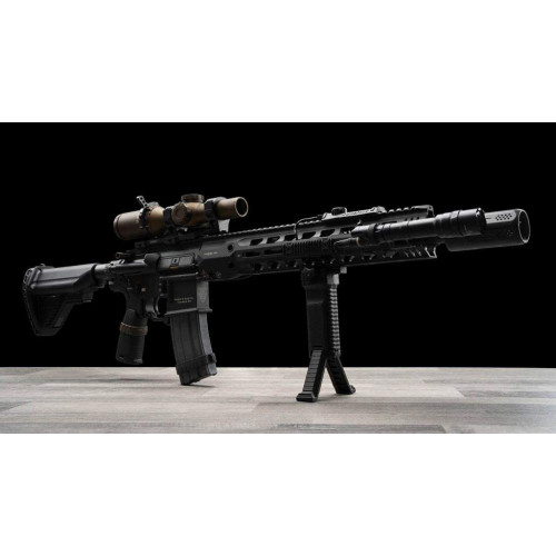 Передня рукоятка-сошки Strike Industries Bipod Grip на Picatinny (полімер) чорна фото 8