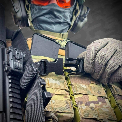 Ремень оружейный трехточечный RAGNAROK «Hel» Gen.II carbine Черный фото 6