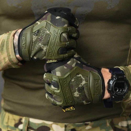 Рукавички Mechanix M-Pact Fingerless (розмір - XL, колір - мультикам) фото 4