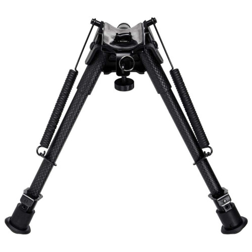 Сошки Vector Optics Carbon Fiber Swivel Bipod на антабку (высота 23 - 34.5 см) с переходником на Weaver/Picatinny фото 2
