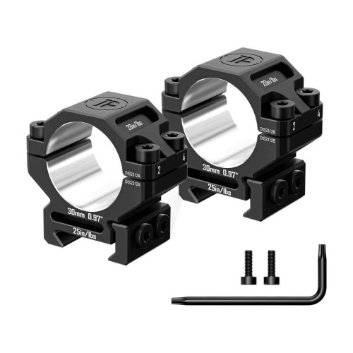 Кольца Discovery Scope Mount Rings 6061 Series (30 мм) Low на Picatinny. ВН - 9.5 мм фото 2