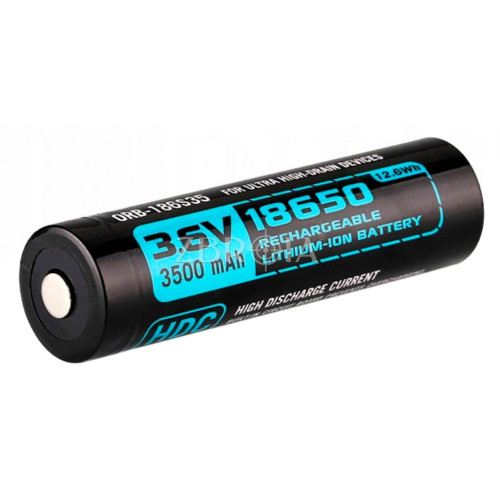 Акумулятор Olight 18650 HDC (10A) 3.6V 3500mAh фото