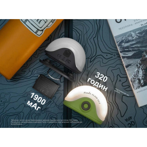 Фонарь кемпинговый Fenix CL20R V.2.0 зелёный фото 14