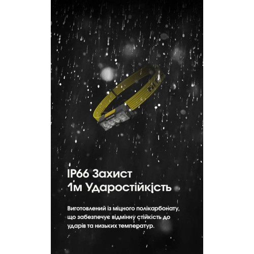 Ліхтар налобний Nitecore NU27 MCT чорний фото 22