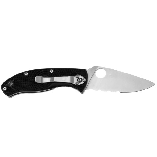 Ніж Spyderco Tenacious Lightweight Half Serrated (C122PSBK) фото 2