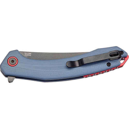 Нож CJRB Gobi Black Blade, AR-RPM9 Steel, Blue (J1906-BGY) фото 4