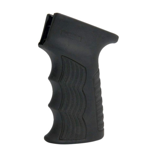 Пистолетная рукоятка DLG Tactical (DLG-098) для АК-47/74 (полимер) обрезиненная, черная фото 4
