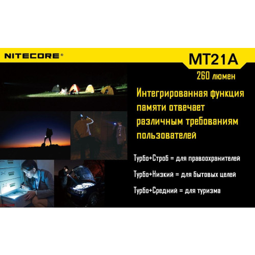 Ліхтар Nitecore MT21A фото 16