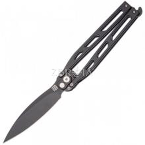 Ніж Artisan Kinetic Balisong Black фото