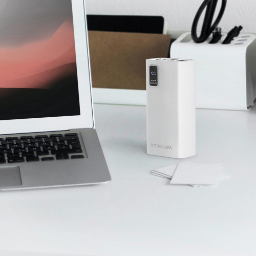 Повербанк Titanum 728S 30000 mAh White фото 2