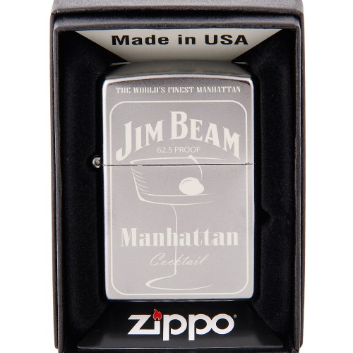 Запальничка ZIPPO 205501 Brushed CHROME фото 2